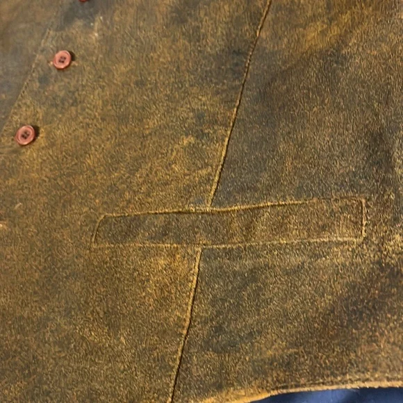 Genuine Leather Vest - Picture 5 of 5
